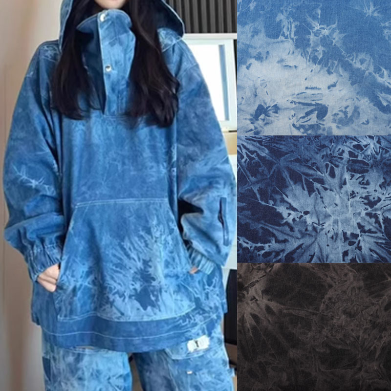 Sewing Tie Dye - Tissu Denim 100% coton pour robes,