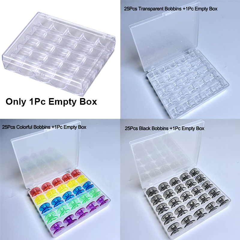 Bobbin Organizer Box - 1 boîte de rangement pour 25