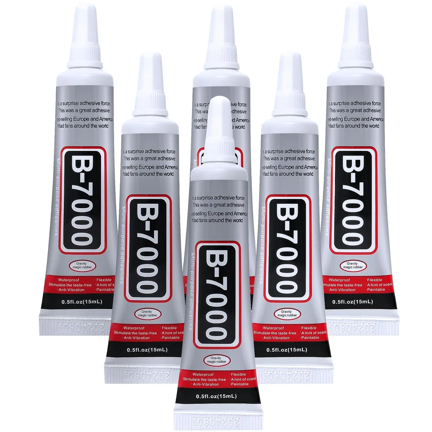 Fabric Glue Bond - ICUTE-FITTDYHE Lot de 6 Colles pour