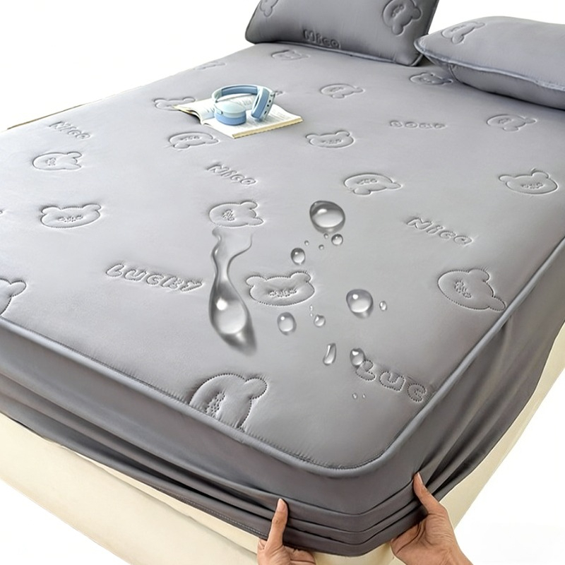 Fabric Softener Sheet - Protège-matelas matelassé ultrasonique imperméable pour lit