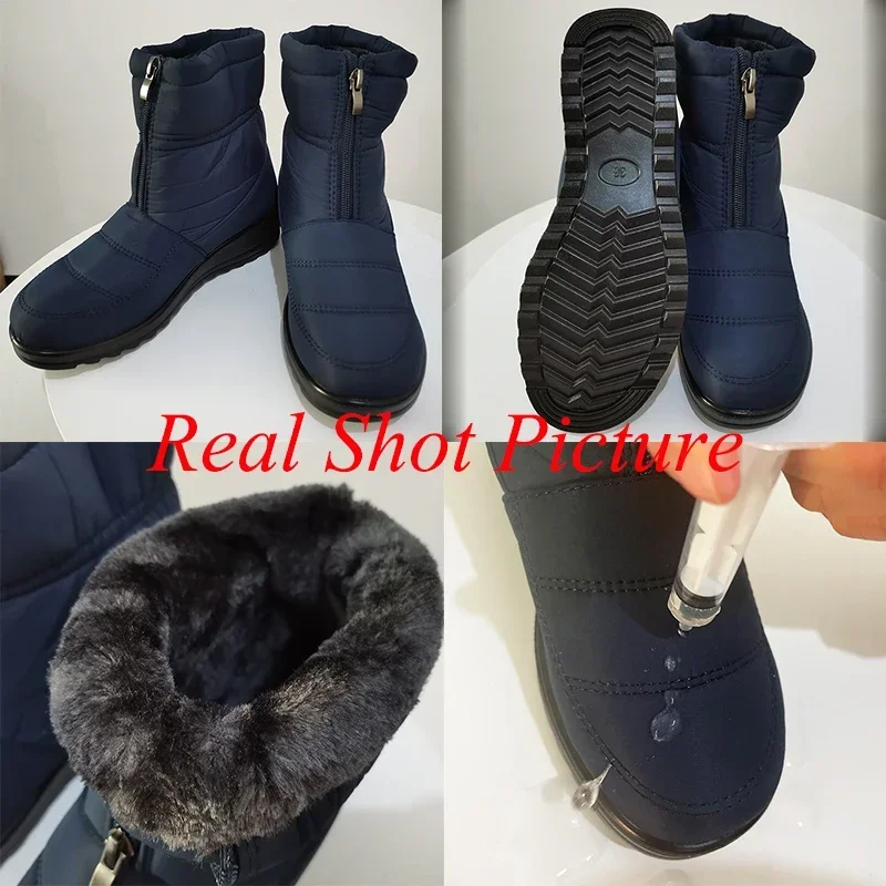 Bottines de neige imperméables - Sewing Front Zipper avis et prix