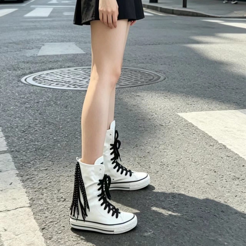 Nouvelles Bottes en Toile pour - Sewing Front Zipper avis et prix