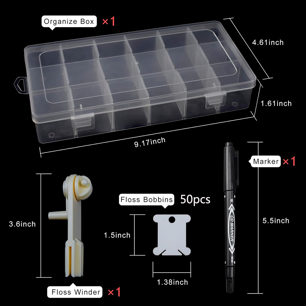 Organisateur de fils à broder  - Bobbin Organizer Box avis et prix