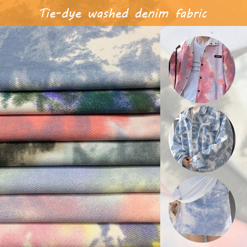 Tissu Denim délavé 100x150cm,  - Sewing Tie Dye avis et prix