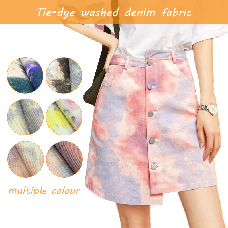 Tissu Denim délavé 100x150cm,  - Sewing Tie Dye avis et prix