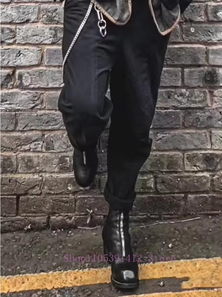Chaussures de luxe pour hommes - Sewing Front Zipper avis et prix