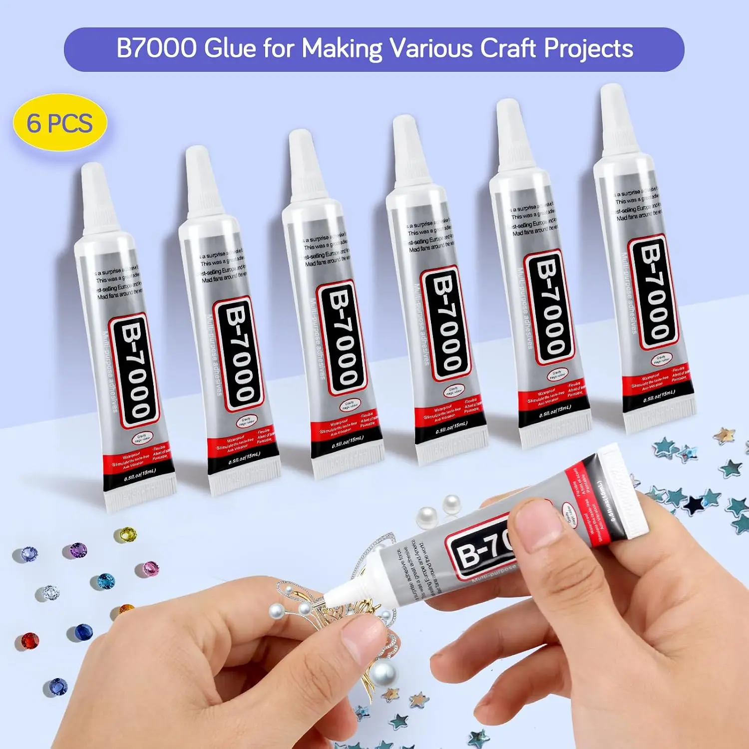 ICUTE-FITTDYHE Lot de 6 Colles - Fabric Glue Bond avis et prix